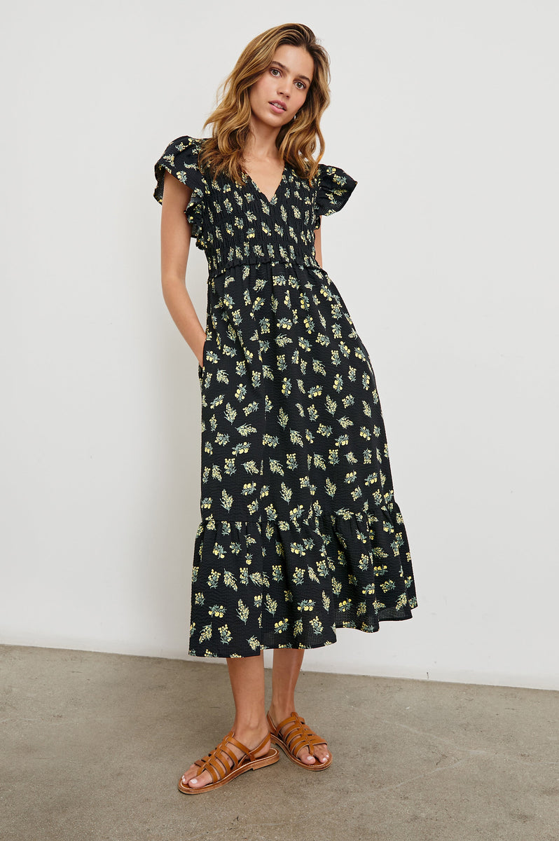 CLEMENTINE DRESS - DARK AMARYLLIS – Rails Canada