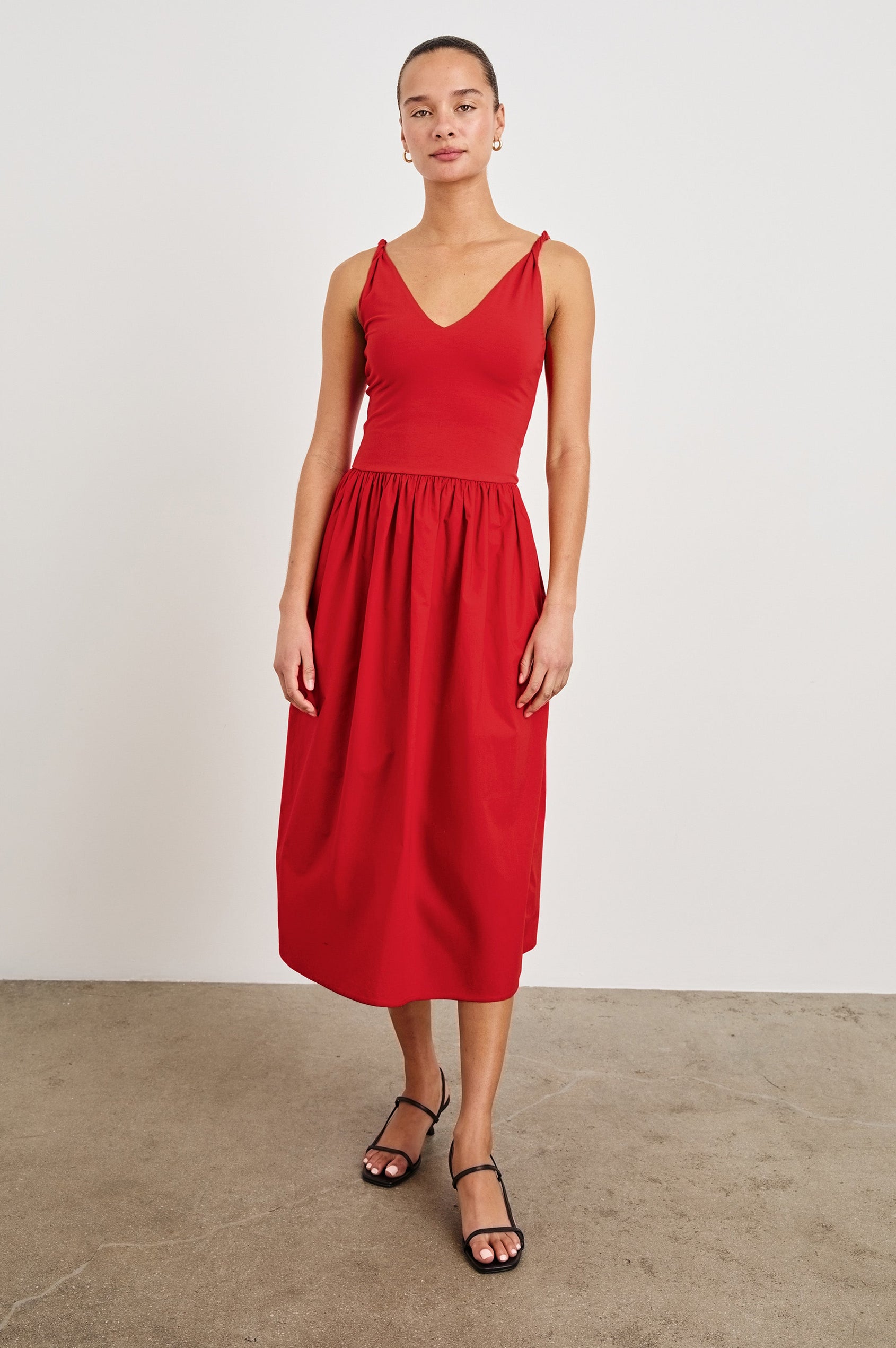 FRANCA DRESS - CHERRY