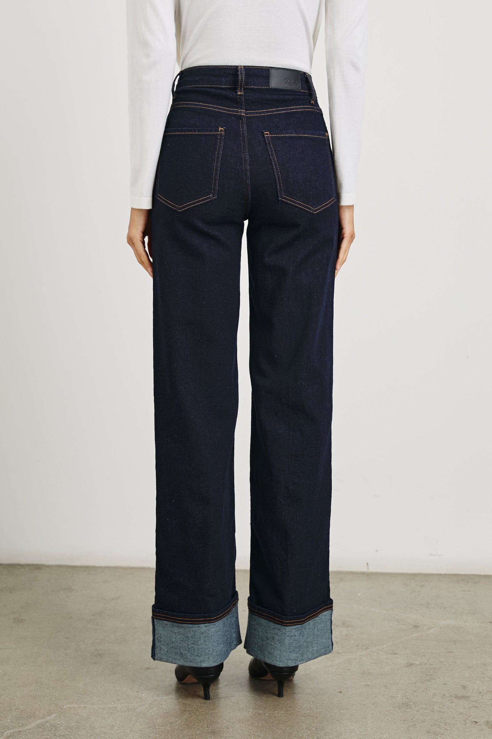 GETTY WIDE LEG - MIDNIGHT BLUES CUFFED