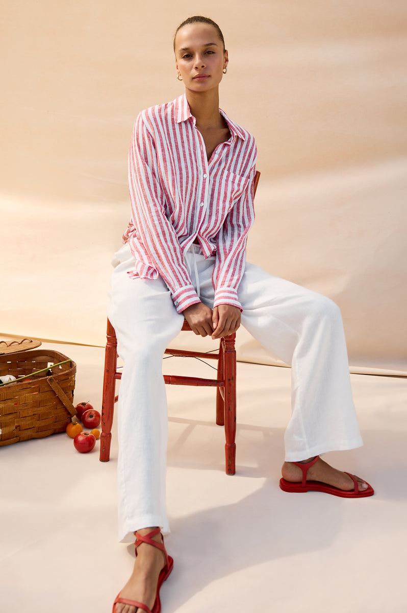 RAILS X GIADZY GIADA SHIRT - RAVELLO STRIPE – Rails Canada