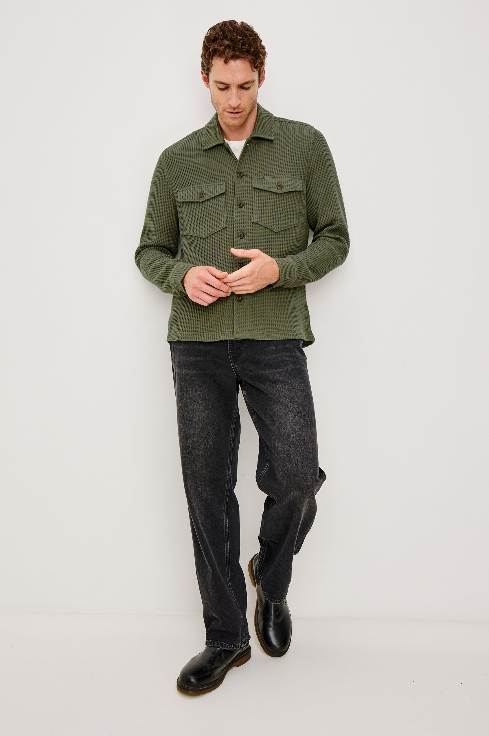 WELLS OVERSHIRT - FOREST