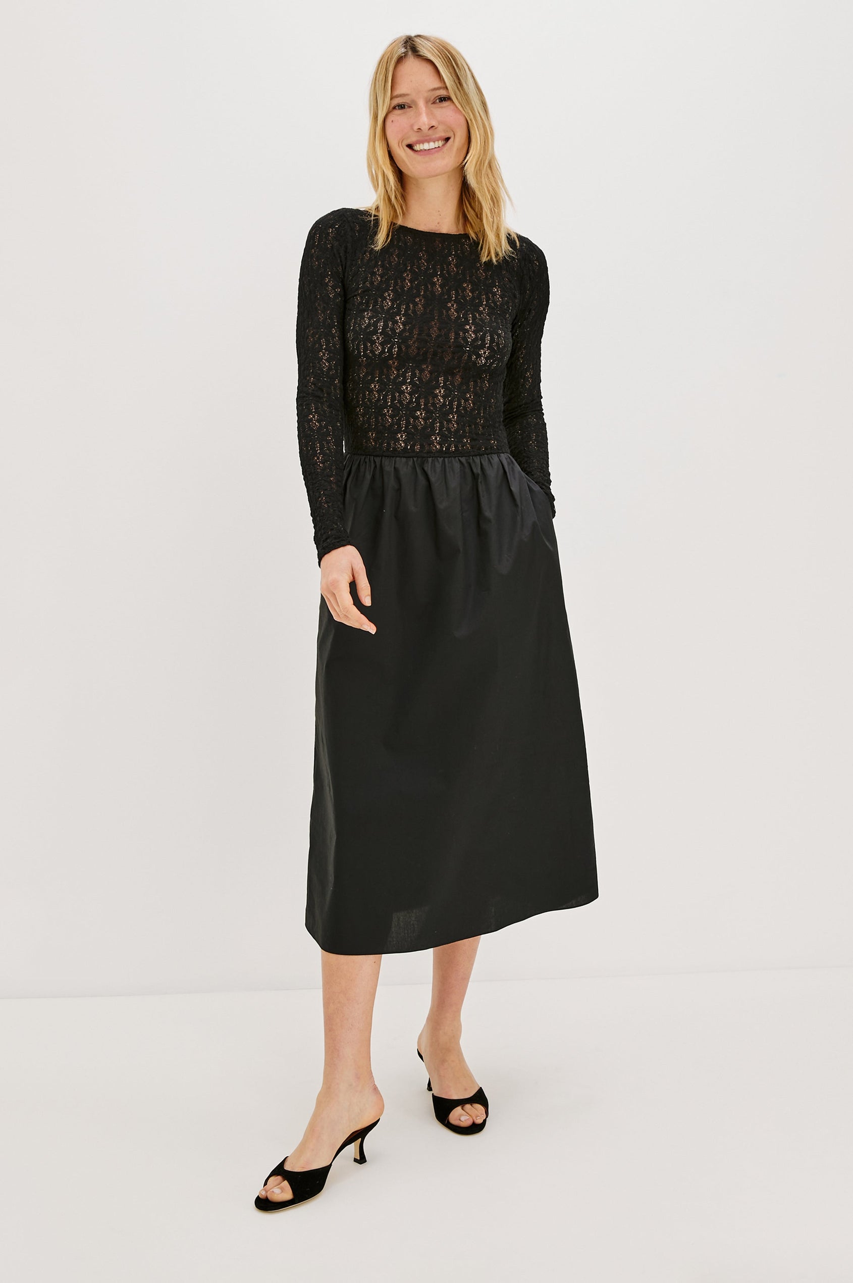 AMBERLY DRESS - BLACK LACE