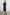 Anina Long-Sleeve Midi Dress with Buttons Down the Front, a Collar, Button Cuffs, and a Cord Belt in Navy Colorway - Front Full Body View Featured on Model