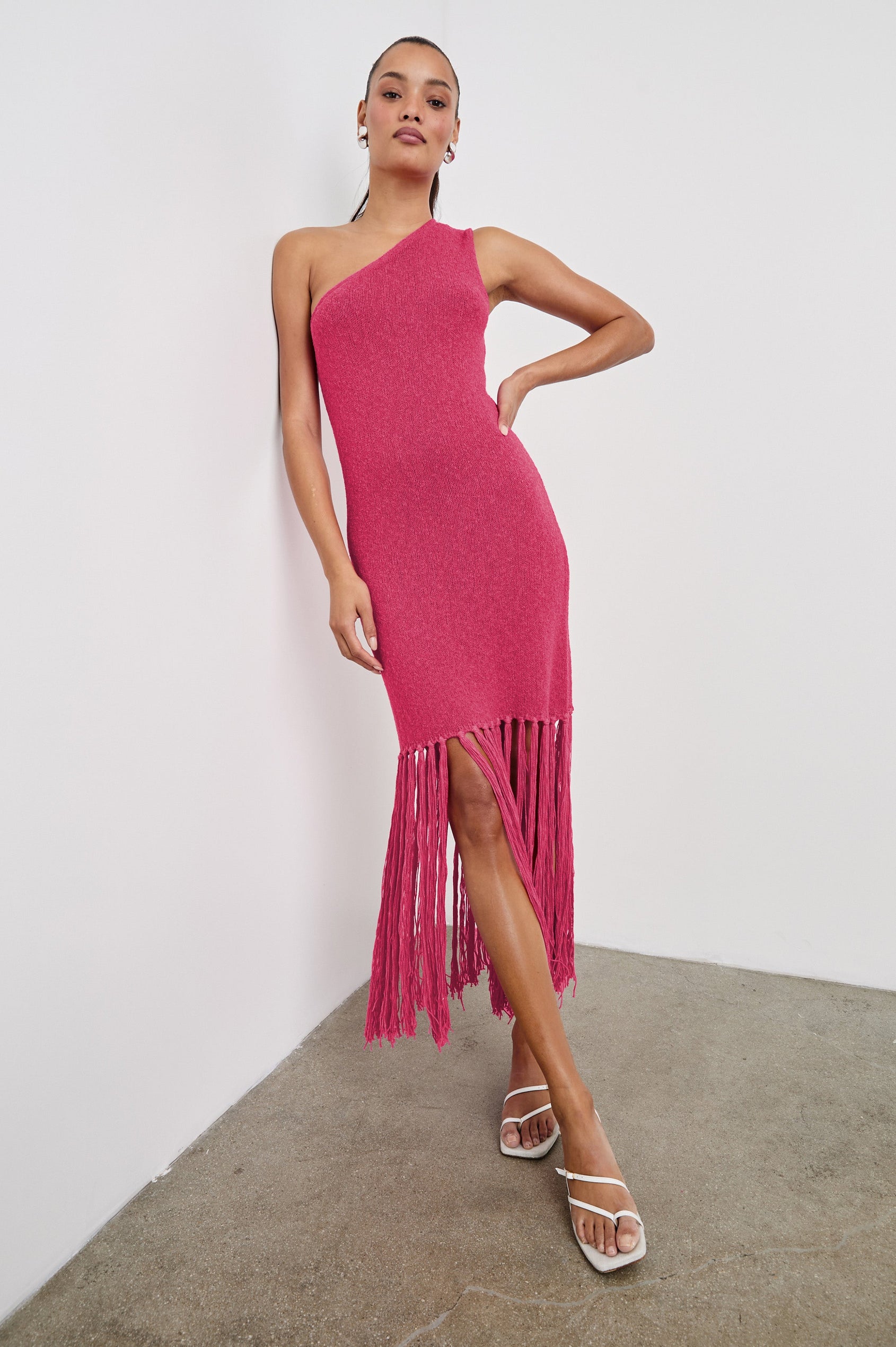 asymmetrical dress canada A-Line 3/4 Sleeves Asymmetrical Elastic Satin Mother Of The Bride Dresses
