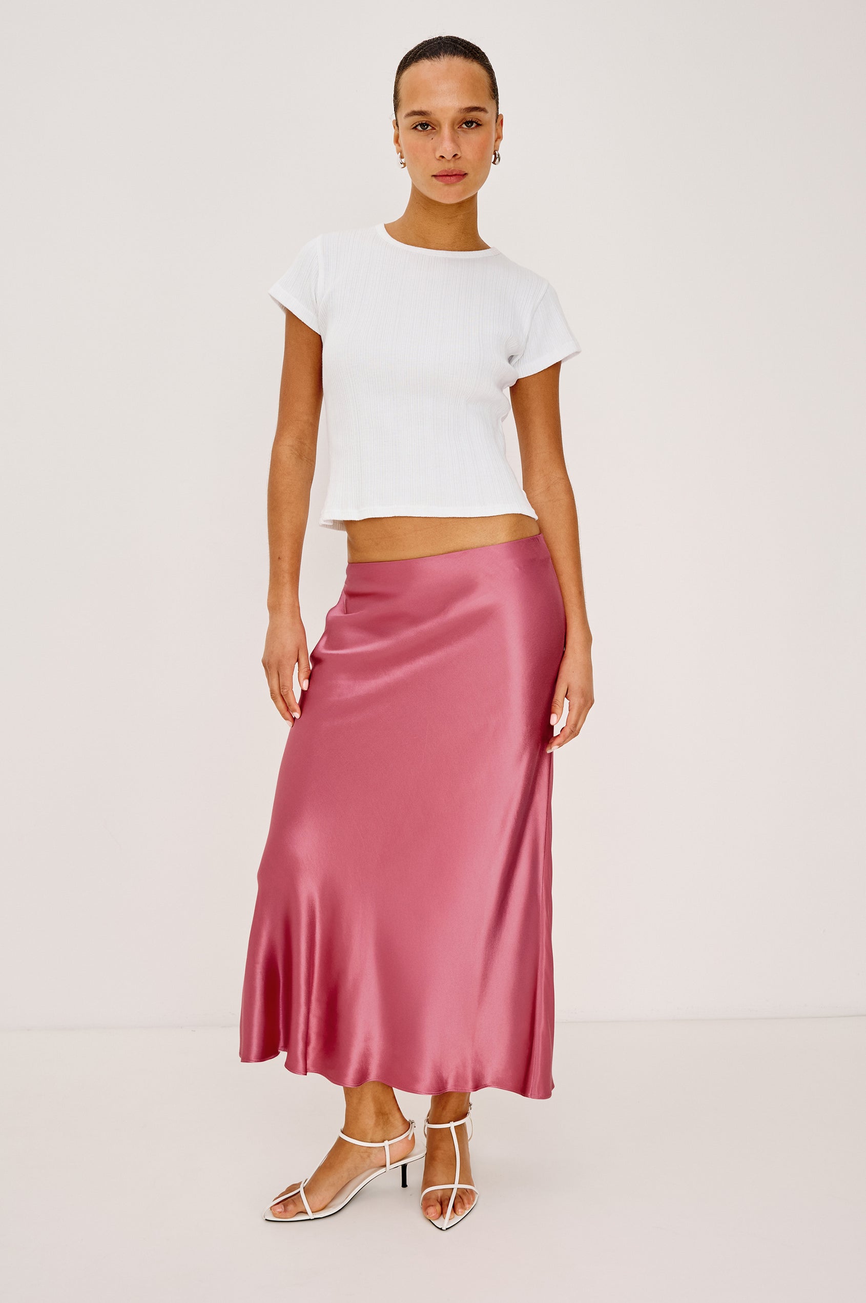 ANYA SKIRT - DARK ROSE