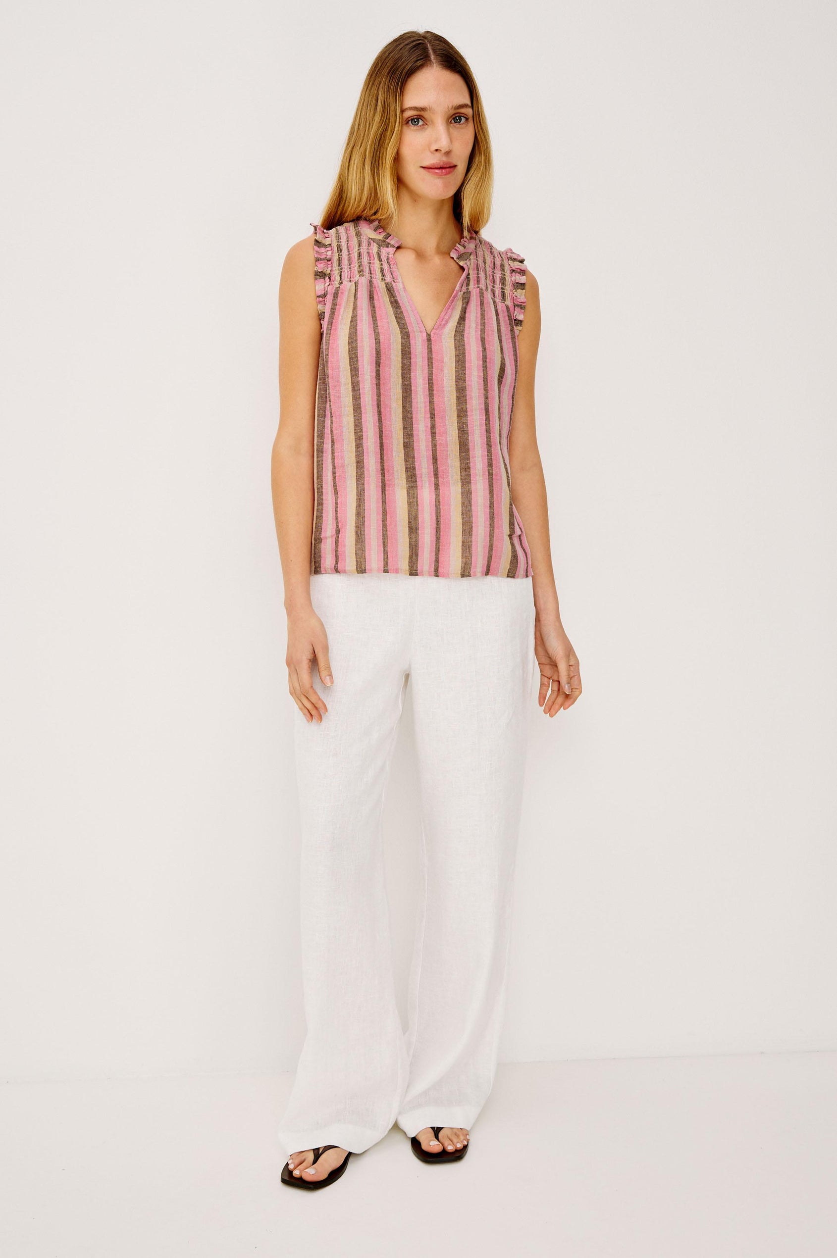 ARLENE TOP - CORDOBA STRIPE