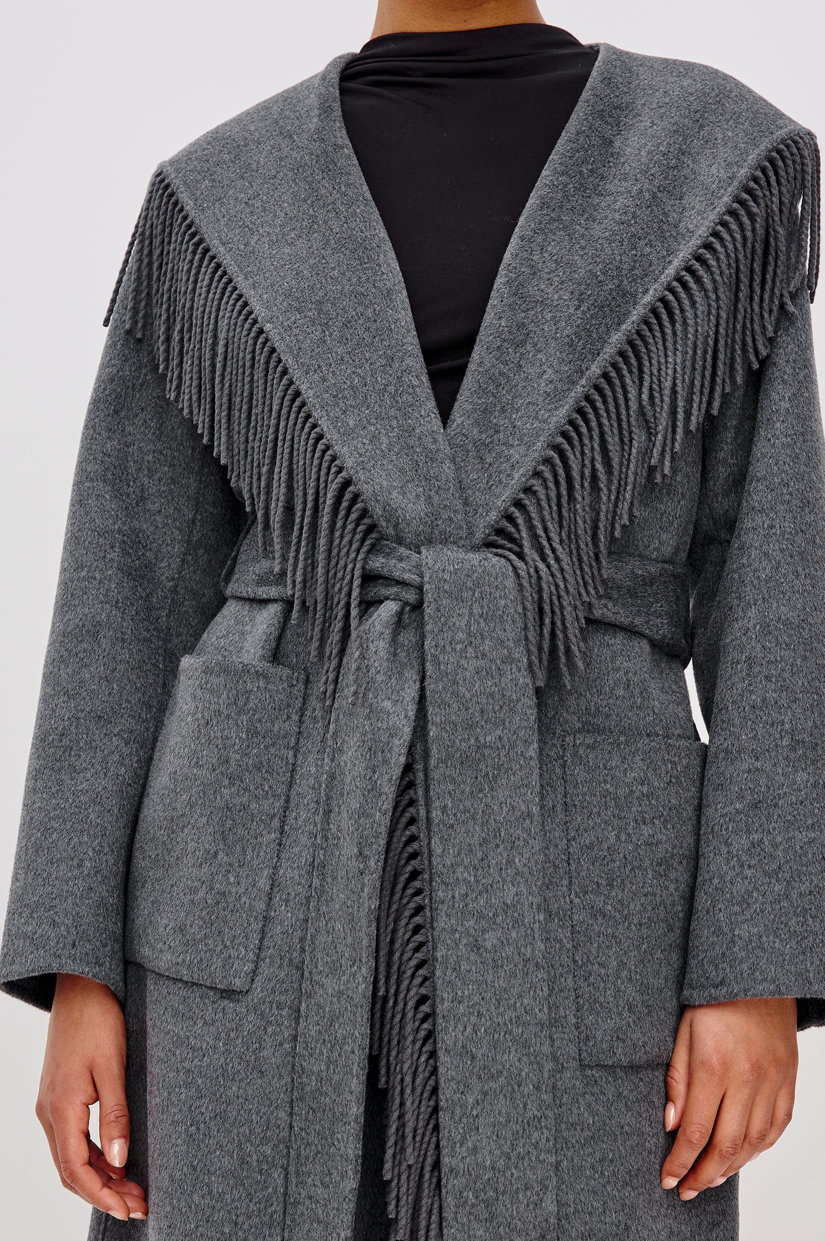 ARLON COAT - HEATHER CHARCOAL
