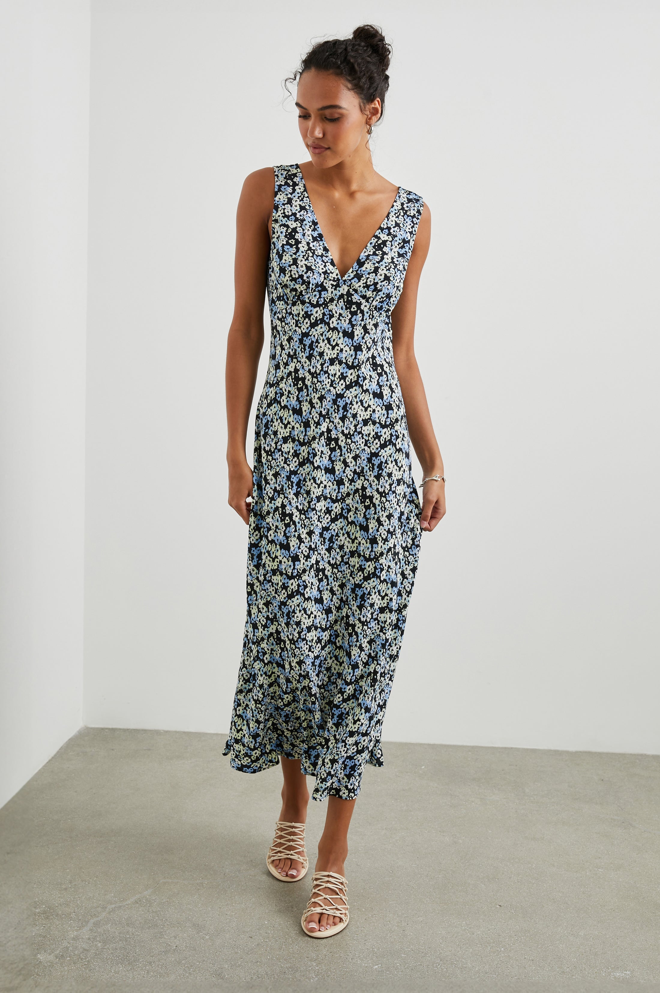 strapless open back dress AUDRINA DRESS