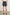 Beachwood high rise bermuda length denim short in dark wash Black Smoke - back view on model