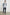 Burr Collared Shirt Jacket with Button Closure, Two Chest Button Flap Pockets and Textured Fabric in Denim White Colorway - Front Unbuttoned Full Body View Featured on Model