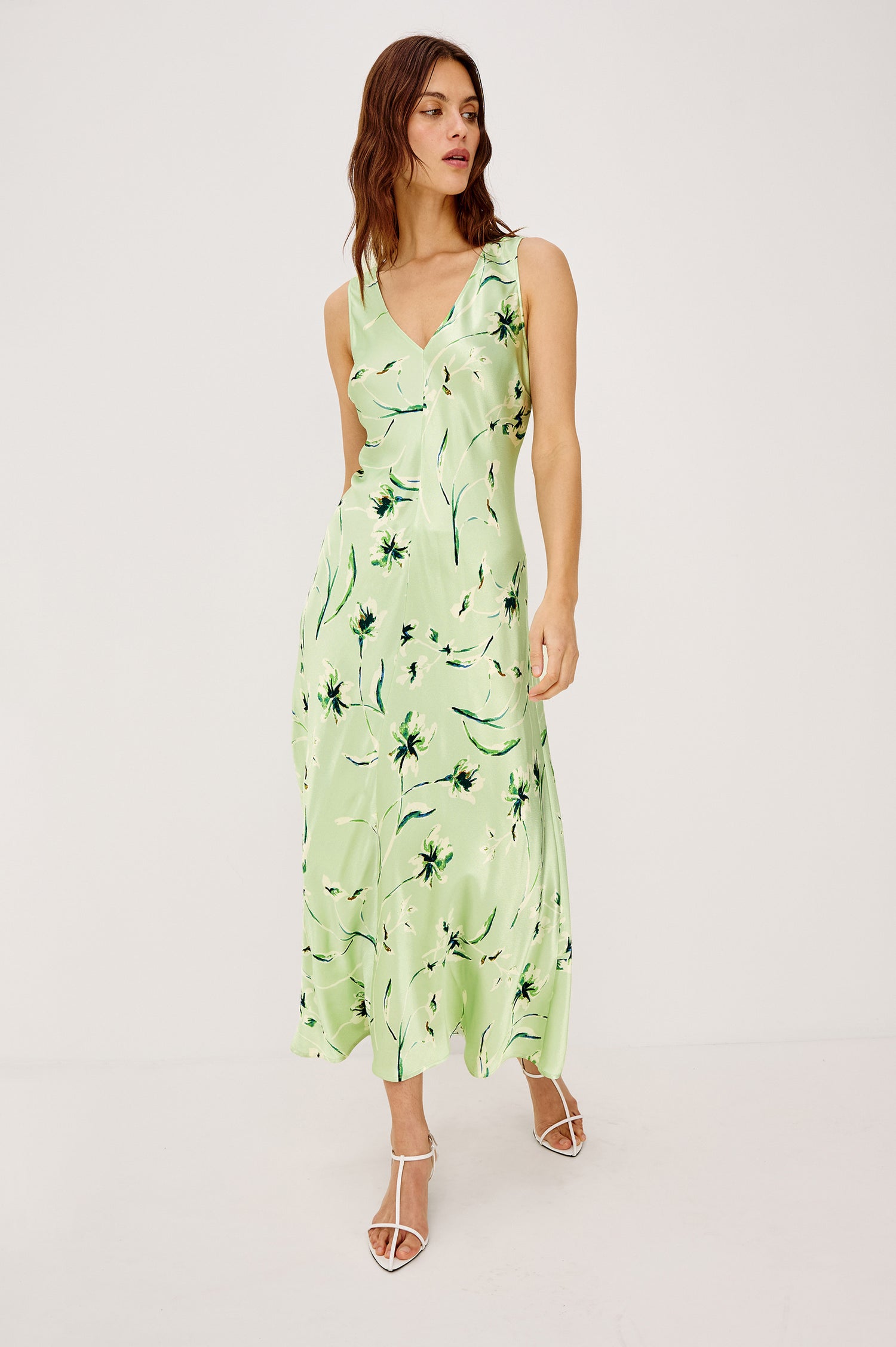 CAMELLIA DRESS - MINT LINNEA