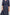 Caterine Maxi Dress with Mid-length Sleeves, a V neck, a Shirred Collar with a tie, a Smocked Waist, and a Tiered Skirt in Roche Stripe Colorway - close up of details on model