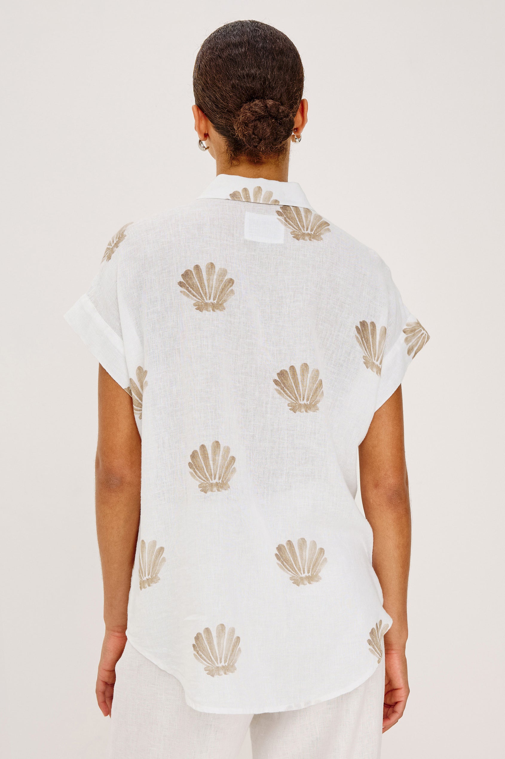 CITO SHIRT - TAUPE SEASHELLS