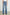 Descanso Wide Leg Denim Pants with Belt Loops, a Fabric O-Ring Belt, Two Front Pockets Plus a Coin Pocket and Two Back Patch Pockets in Cadet Blue Colorway - Front View Featured on Model