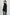 Ellis Long-Sleeve Button Down with Cuffs and a Front Chest Pocket in Black Colorway - Back Untucked View Featured on Model