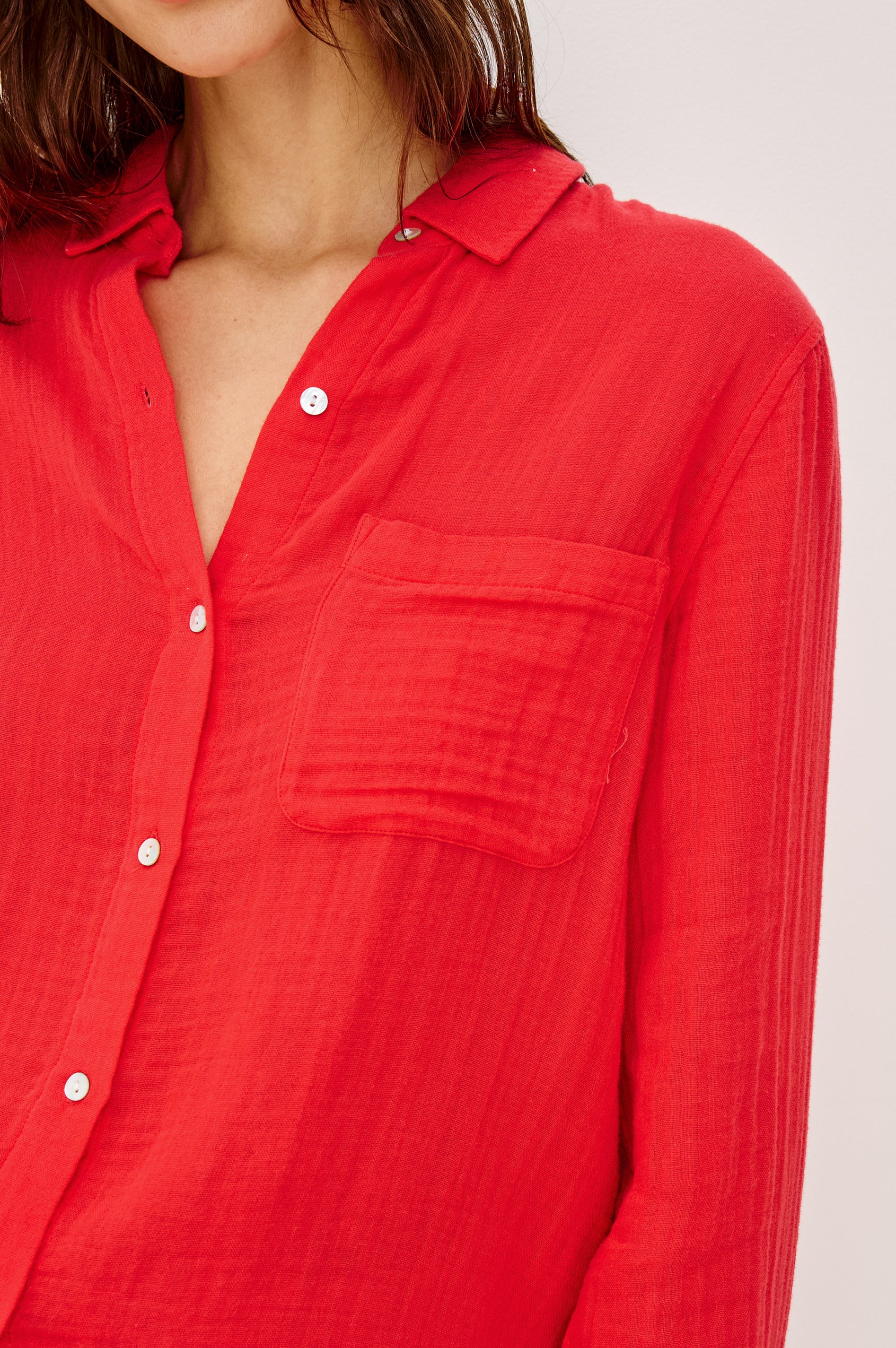 ELLIS SHIRT - CHERRY