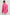 Ellis Long-Sleeve Button Down with Cuffs and a Patch Chest Pocket in Hibiscus Colorway - Back Untucked View Featured on Model