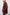 Ellis Long-Sleeve Button Down with Cuffs and a Patch Chest Pocket in Russet  Colorway - Side Unbuttoned View Featured on Model