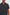 Fairfax Short-Sleeve Button Up with a Chest Patch Pocket in Black Chambray Colorway - Front View Featured on Model