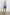 Foster Shorts with Paperbag Drawstring Waist, Large Front Pockets and Decorative Back Pockets in Classic Blue Colorway - Front Full Body View Featured on Model