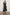 Garden Midi Dress with Flutter Cap Sleeves, Drawstrings at V-Neck and Shirred Waistband in Ash Leno Stripe Colorway, with Grey Vertical Stripes on Black - Front Full Body View Featured on Model