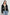 Geneva Long-Sleeve Cardigan with Two Front Patch Pockets and Button Closure in Black Ivory Colorway, with Ivory neckline, closure and pocket openings on Black - Front View Featured on Model
