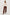 Geneva cropped cardigan sweater with front buttons and pointelle details in Ivory Patchwork Pointelle Colorway - Full Body Front View Featured on Model