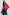 Geneva Long-Sleeve Cardigan with Button Closure in Pink Stripe Colorway, pink and white striped - Front View Featured on Model