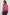 Geneva Long-Sleeve Cardigan with Button Closure in Pink Stripe Colorway, pink and white striped - Back View Featured on Model