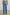 Getty Wide Leg Denim Pants with Belt Loops, Two Front Pockets and Two Back Patch Pockets in East Coast Colorway - Back View Featured on Model