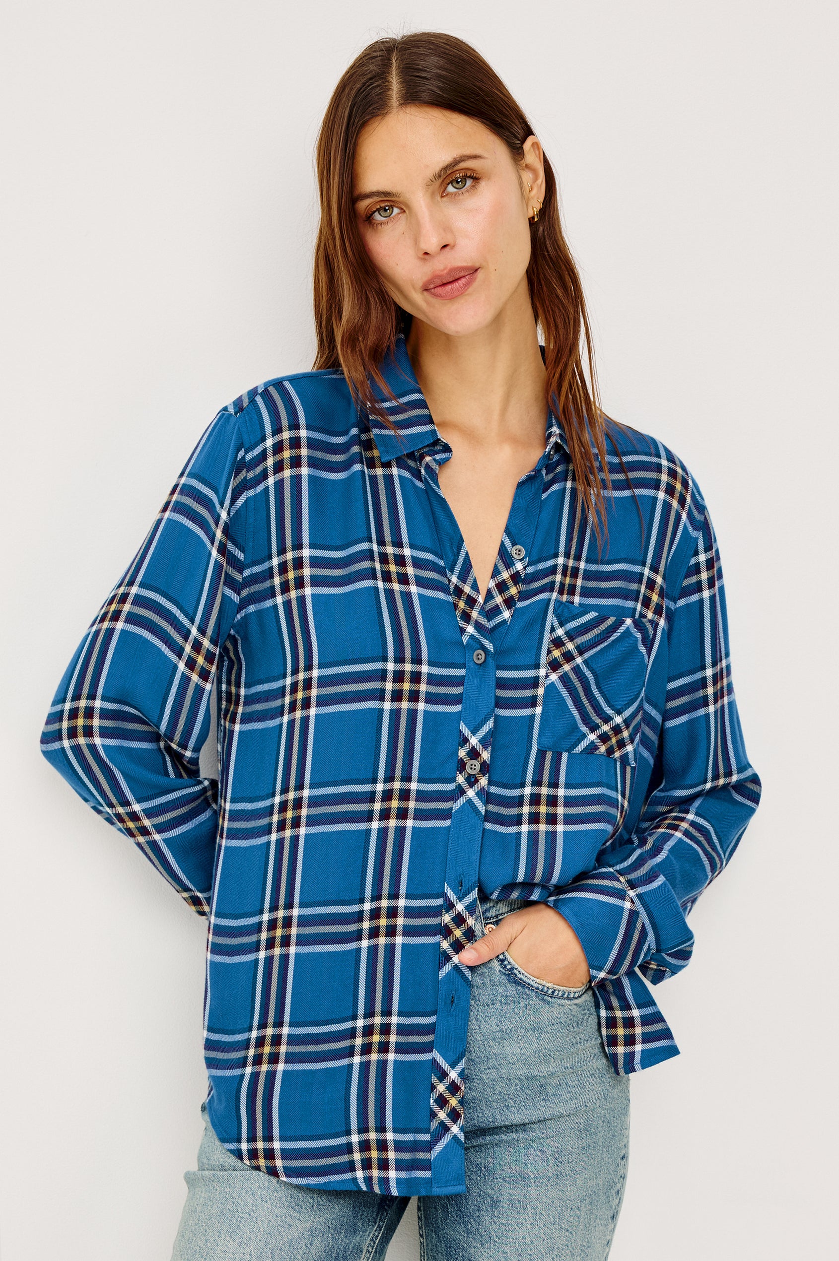 HUNTER SHIRT - AZURE PINOT