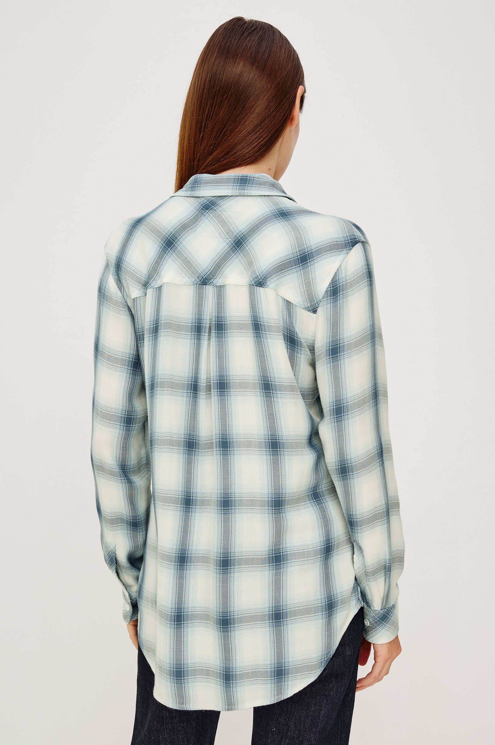 HUNTER SHIRT - BLUEBELL IVORY