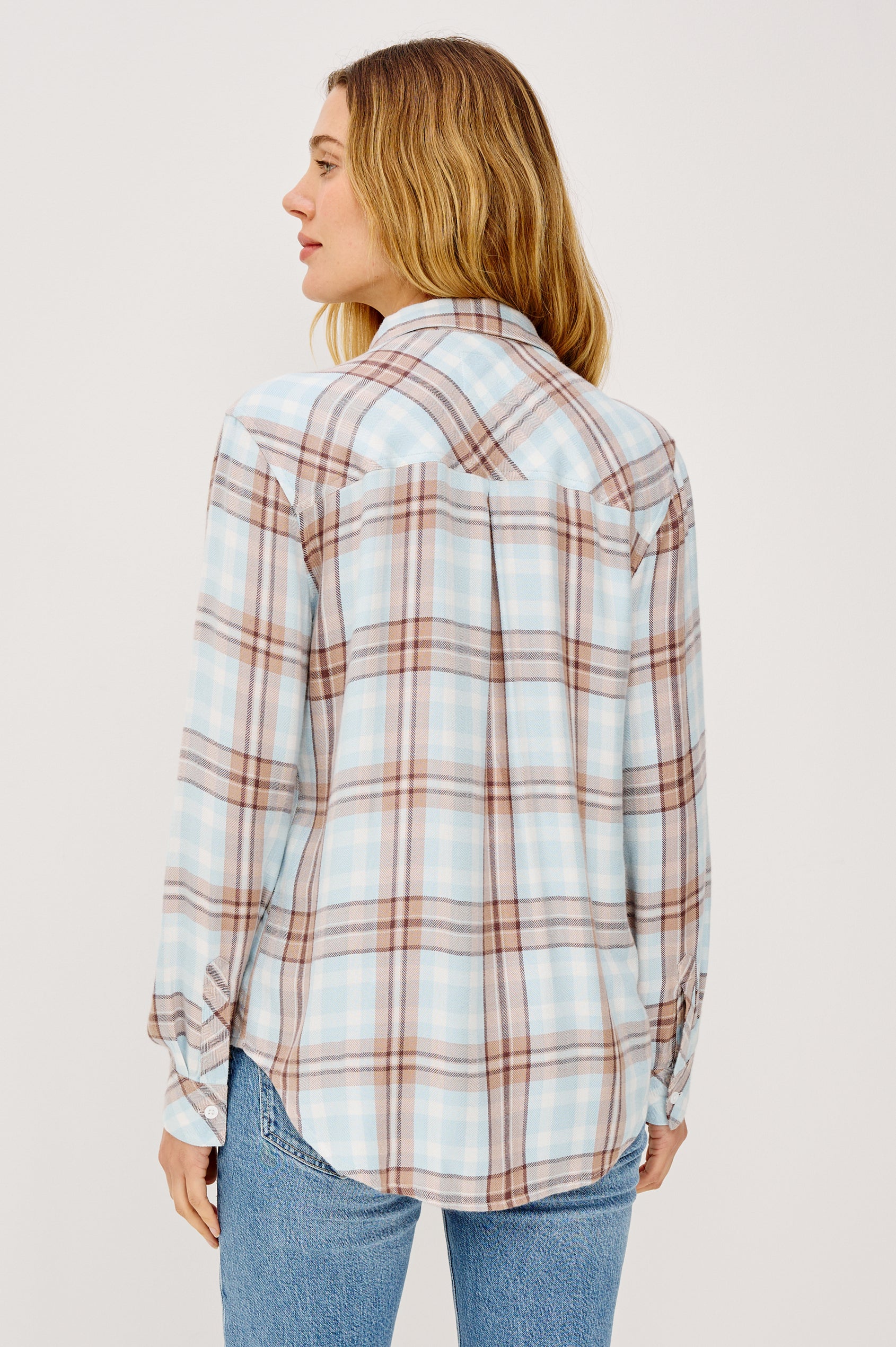 HUNTER SHIRT - CHAMBRAY IVORY DUNE
