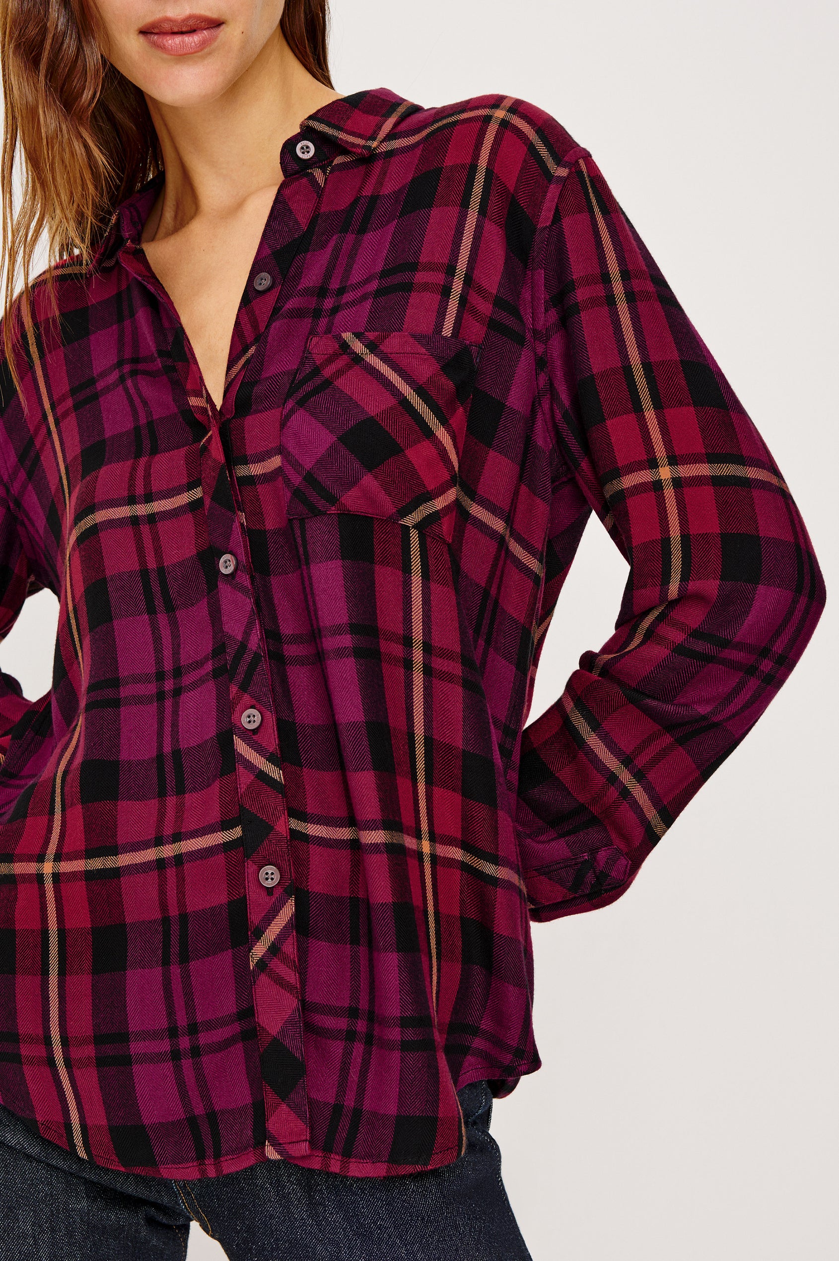 HUNTER SHIRT - PLUM MERLOT