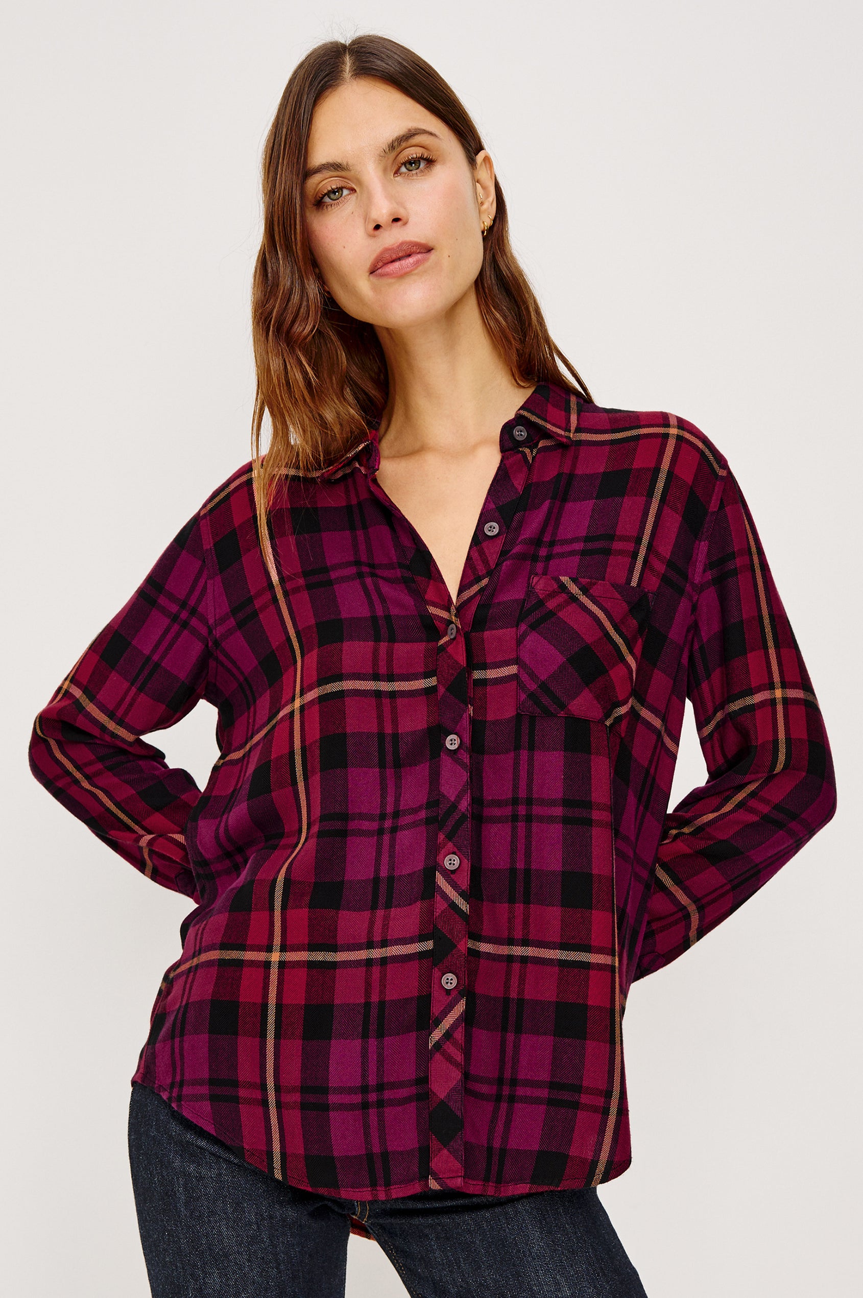HUNTER SHIRT - PLUM MERLOT