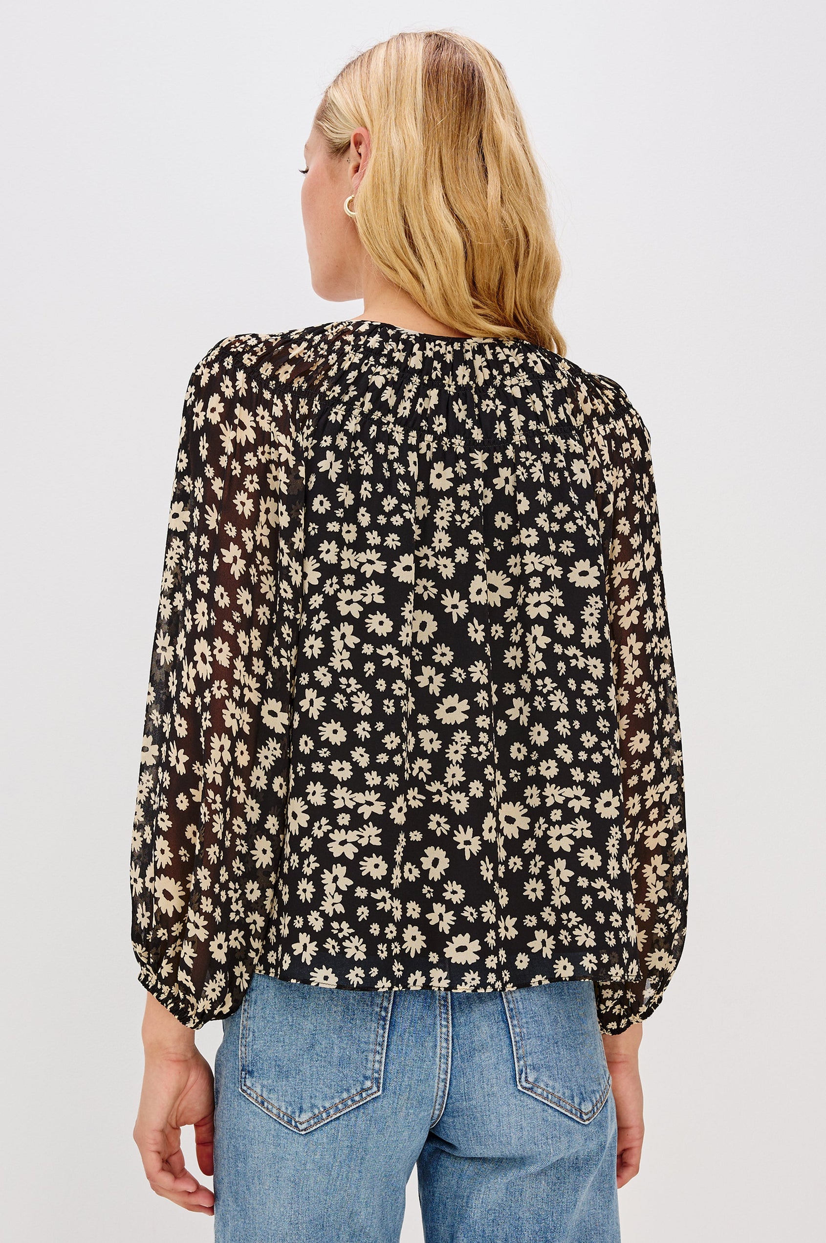ISOLDE TOP - SUN DAISIES