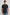 Johnny Short Sleeve T-Shirt with a Crew Neck, Chest Patch Pocket and Small Slits at the Side Hems in Carbon Colorway - Front View Featured on Model