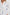 Kathryn Long-Sleeve Button up with a Chest Patch Pocket in Sailboats Colorway, blue sailboats on ivory - Front View Featured on Model