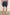 Laguna cotton lid-length short with front button closure and belt loops - back view on model