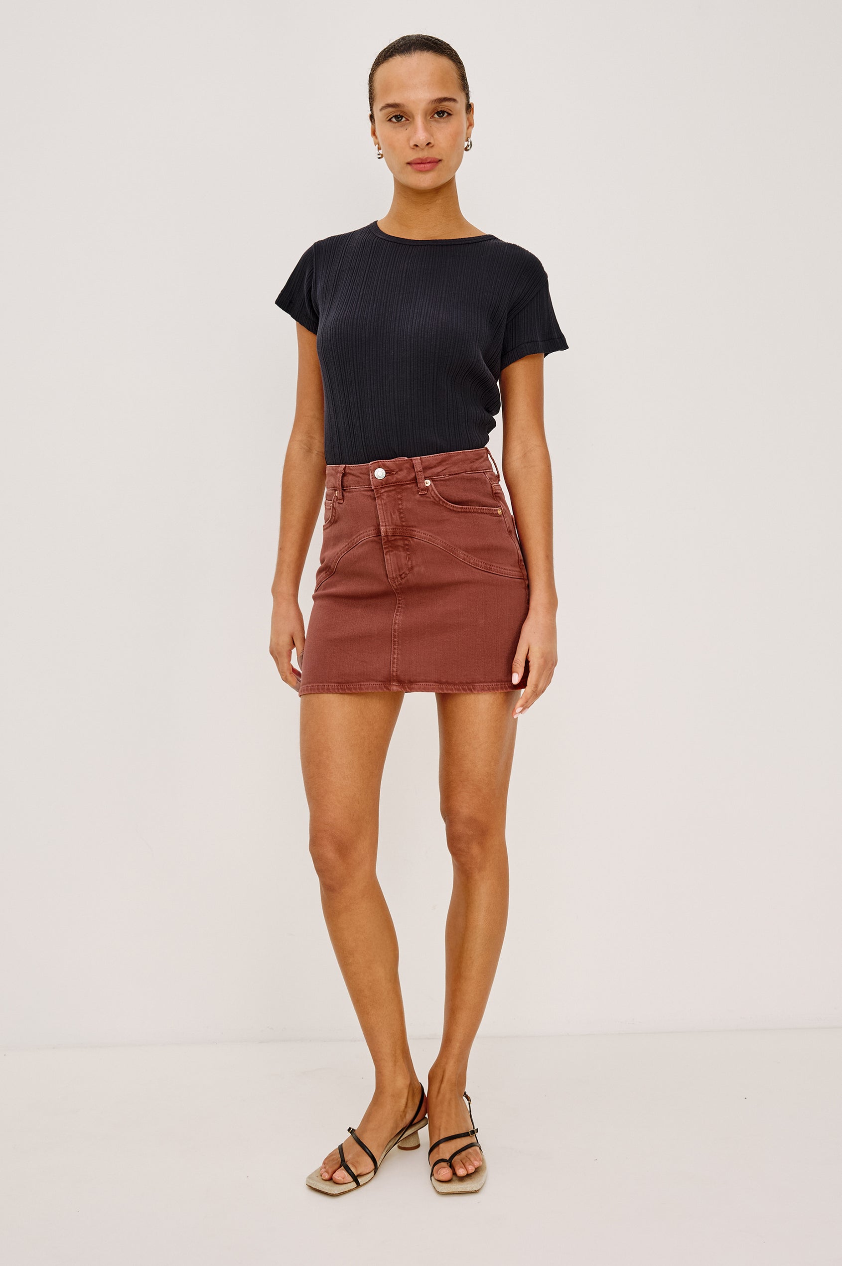 LAKEWOOD SKIRT - VINTAGE BRICK