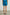 Leighton Shorts with Textured Fabric, a Smocked Elastic Waist, and Large Front Pockets in Turkish Tile Colorway, a Blue - Back View Featured on Model