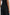 Leon Pant with a Smocked Waistband, Short Side Slits on Outer Leg and Two Front Seam Pockets in Black Colorway - Back View Featured on Model