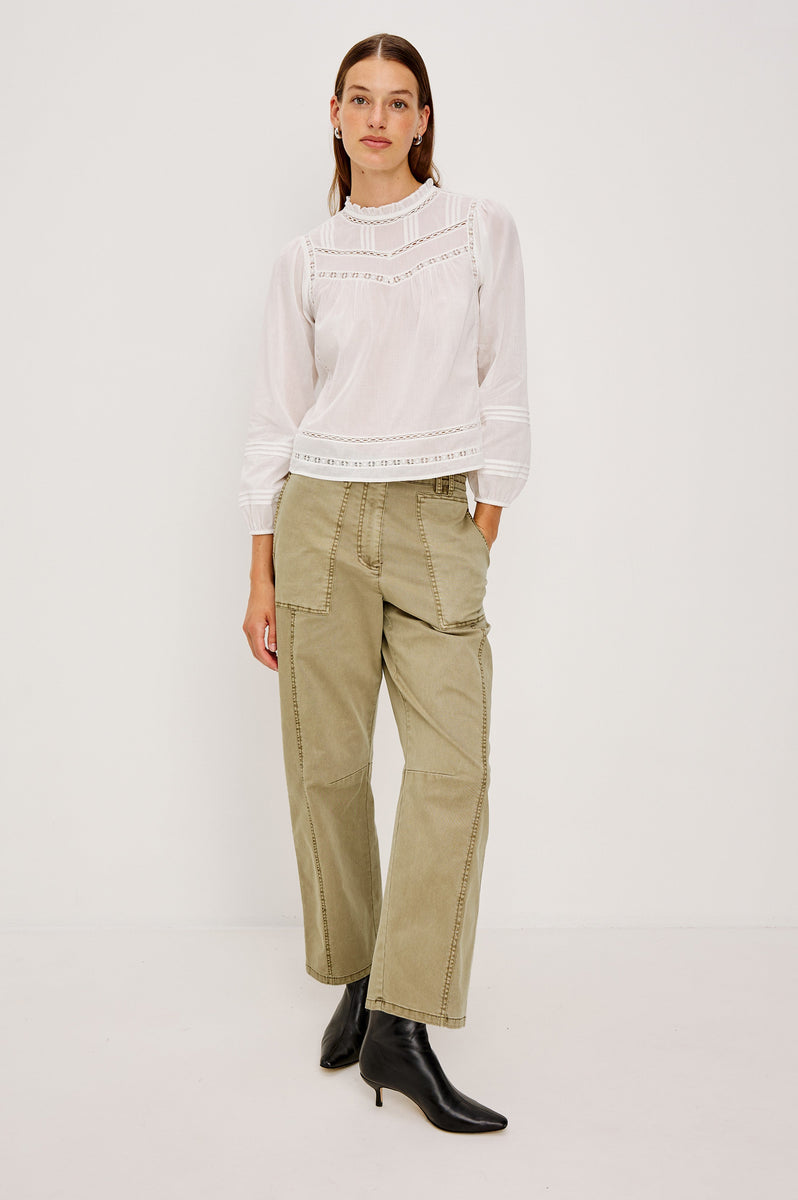LUNAR PANT - LIGHT OLIVE – Rails Canada