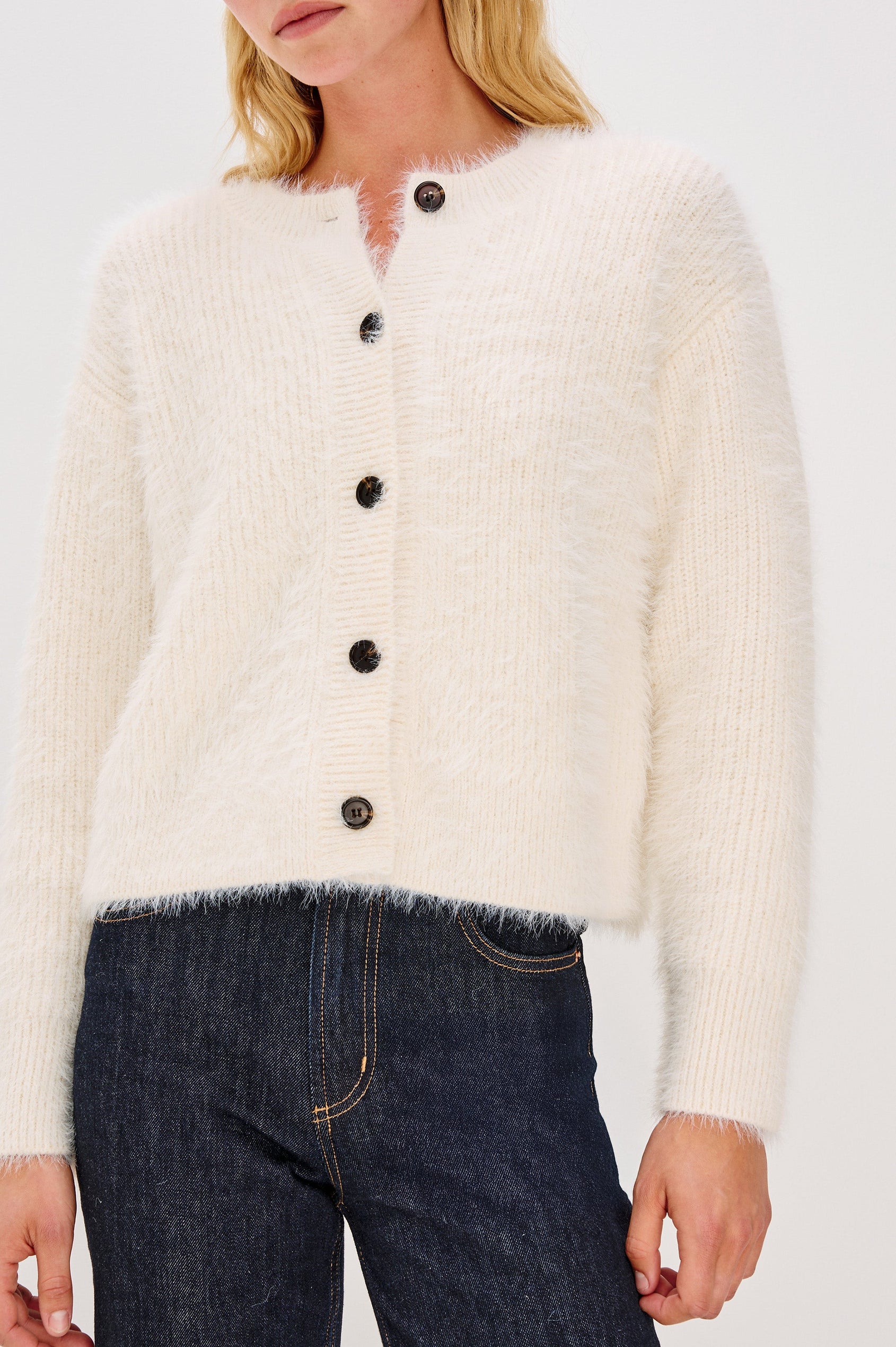 MELO CARDIGAN - IVORY