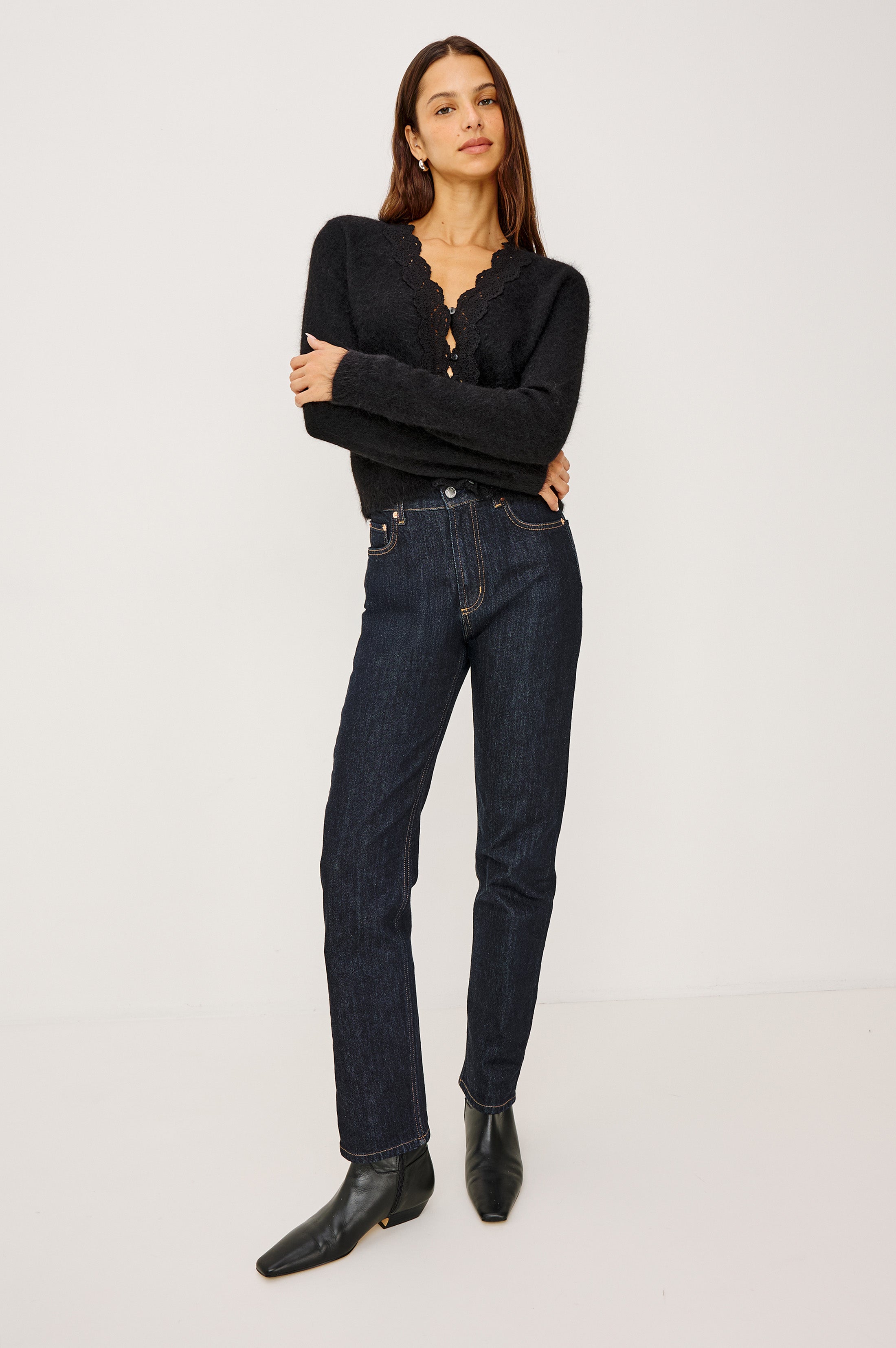 MER CARDIGAN - BLACK – Rails Canada
