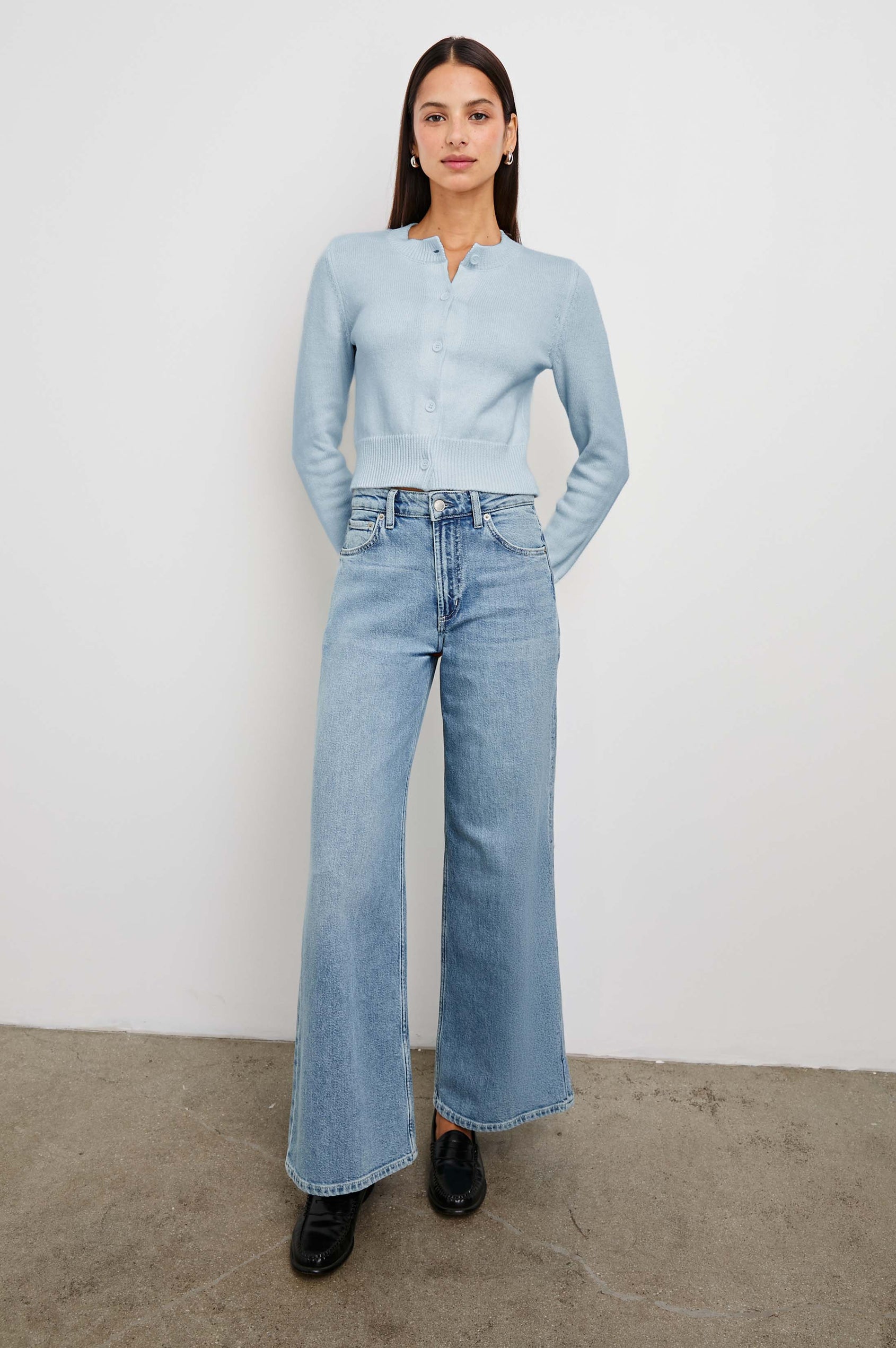 NORAH CARDIGAN - SKY