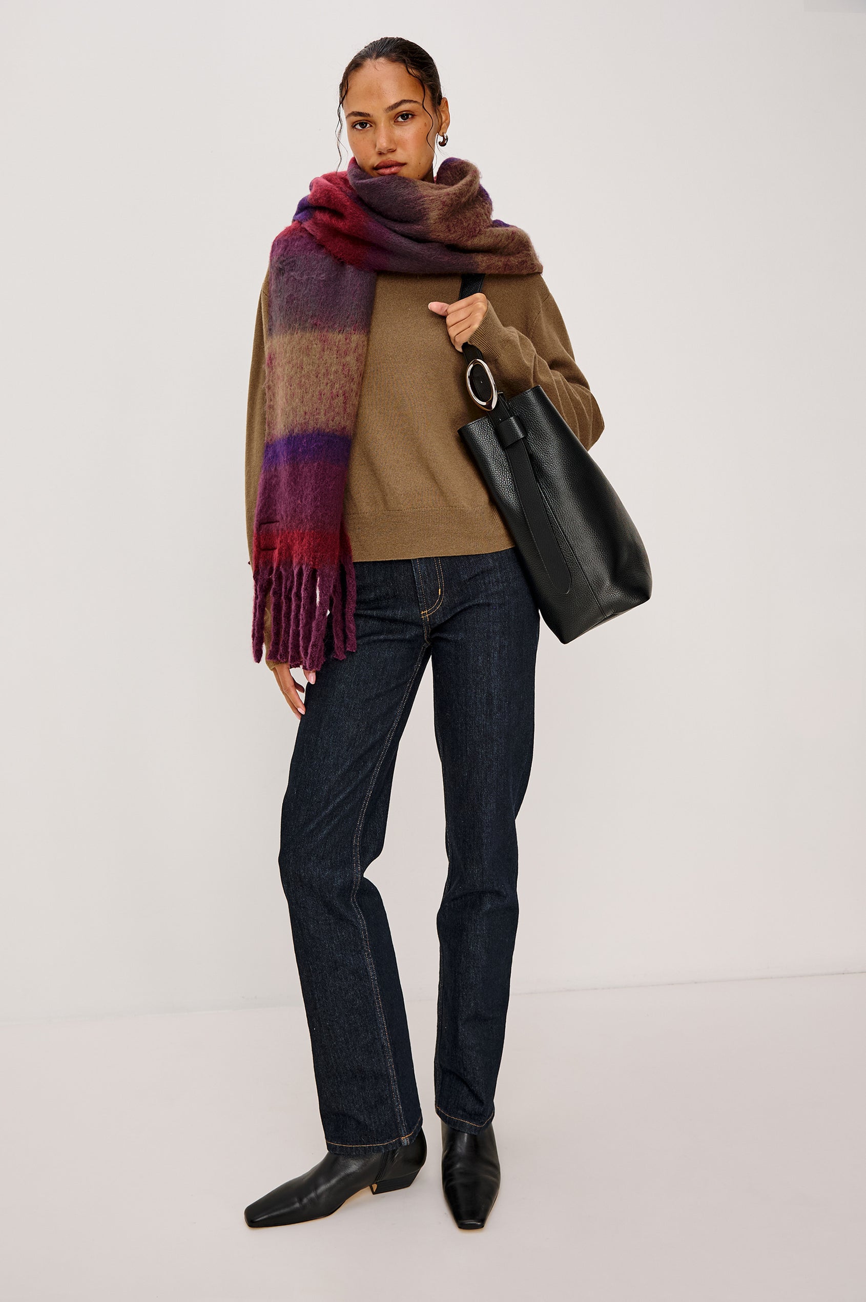 OSLO SCARF - JEWEL STRIPE