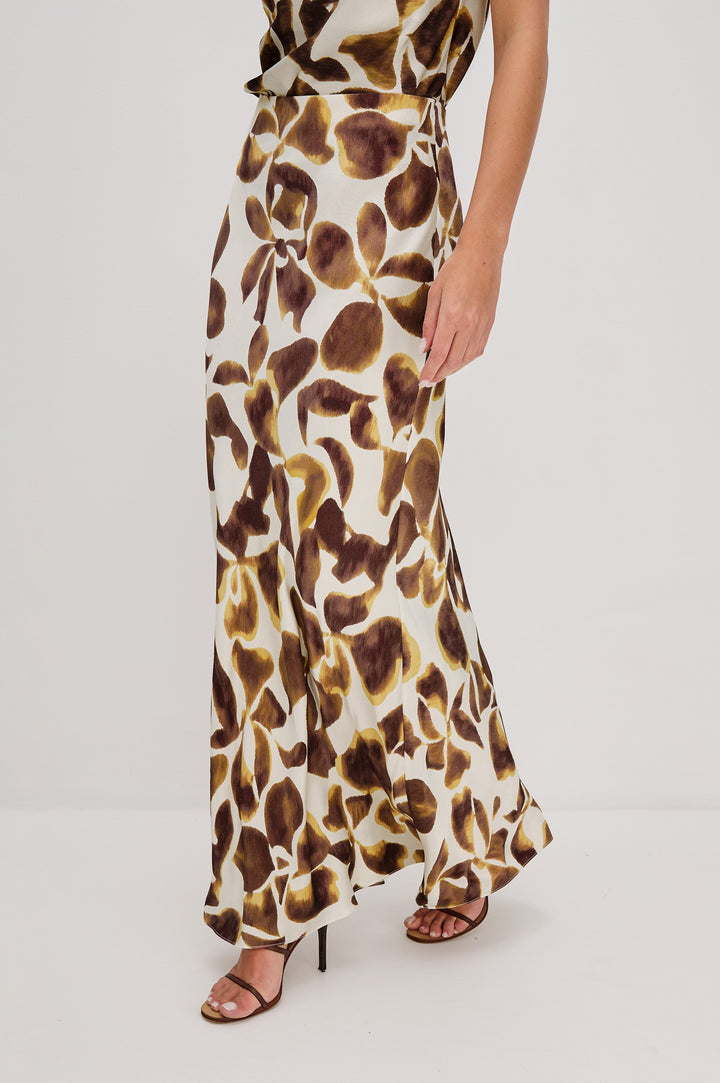 ROMINA SKIRT - ESPRESSO LILY