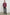 Runson Long-Sleeve Button Down with a Chest Patch Pocket in Currant Colorway - Front Full Body View Featured on Model