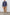 Runson Long-Sleeve Button Down with a Chest Patch Pocket in Heather Blue Colorway - Front Full Body View Featured on Model